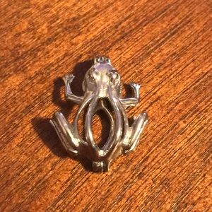 New Silver Tone Frog Locket Pearl Cage Pendant Charm